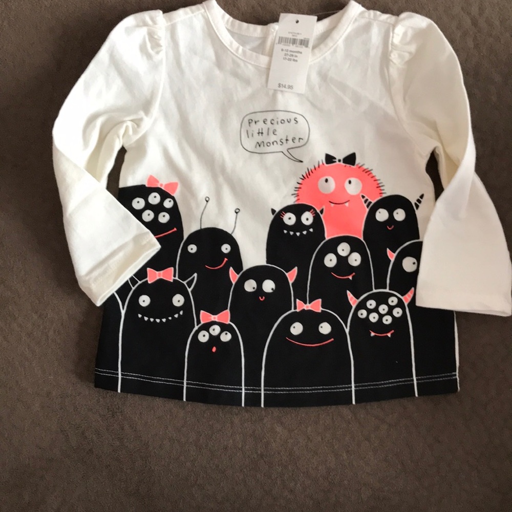 NWT Halloween Baby Gap Long Sleeve T-shirt 6-12m
